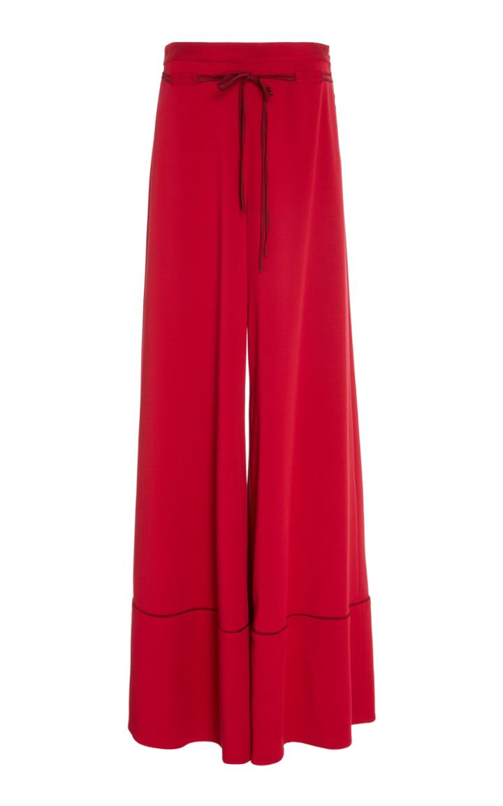 Hellessy Rawlings Wide-leg Faille Pants