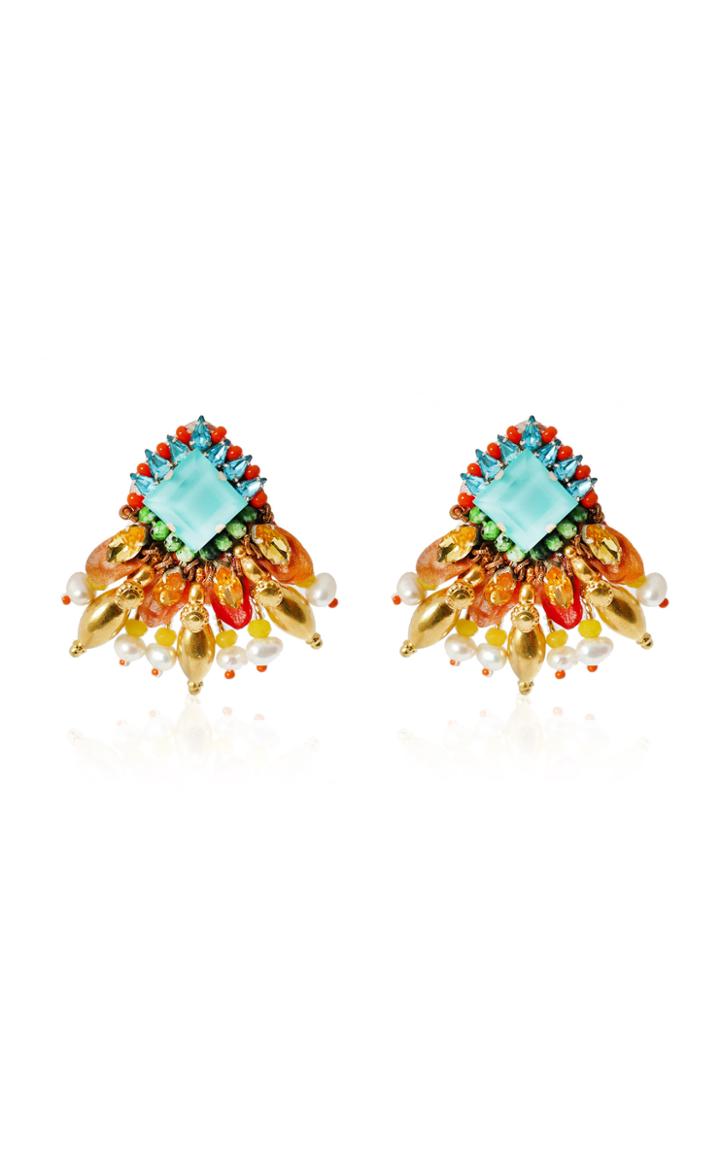 Moda Operandi Ranjana Khan Perwinkle Earrings