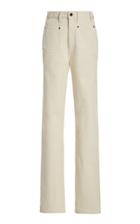 Moda Operandi Khaite Isabella Rigid High-rise Straight-leg Jeans