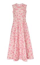 Ryan Lo Sleeveless Jacquard Midi Dress