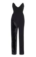 Moda Operandi Monot Stretch Crepe Strapless Jumpsuit