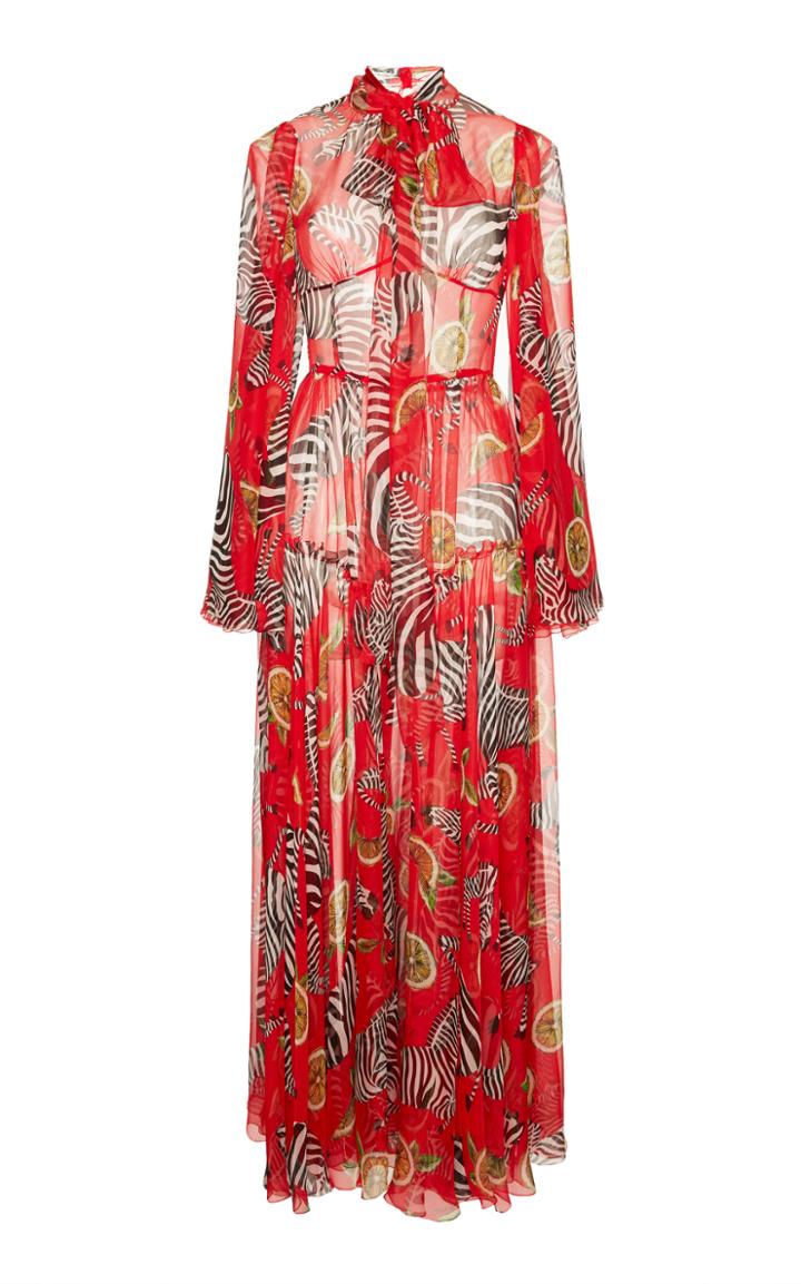 Dolce & Gabbana Zebra Printed Jumpsuit