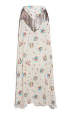 Moda Operandi Paco Rabanne Floral-print Jersey-mesh Maxi Skirt