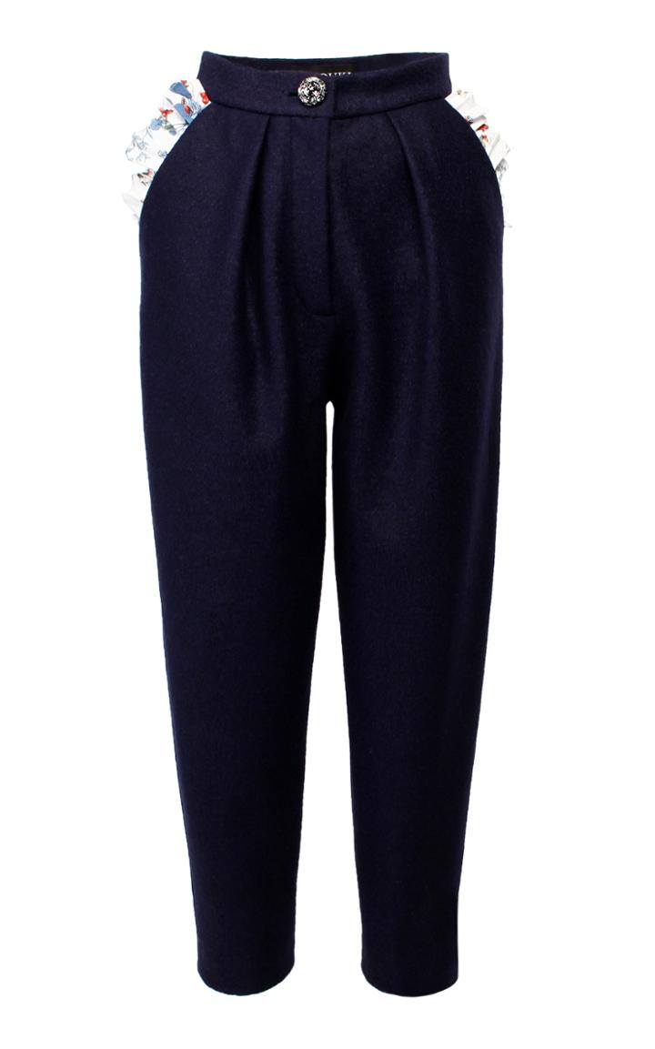 Anouki Dark Blue Cropped Pants