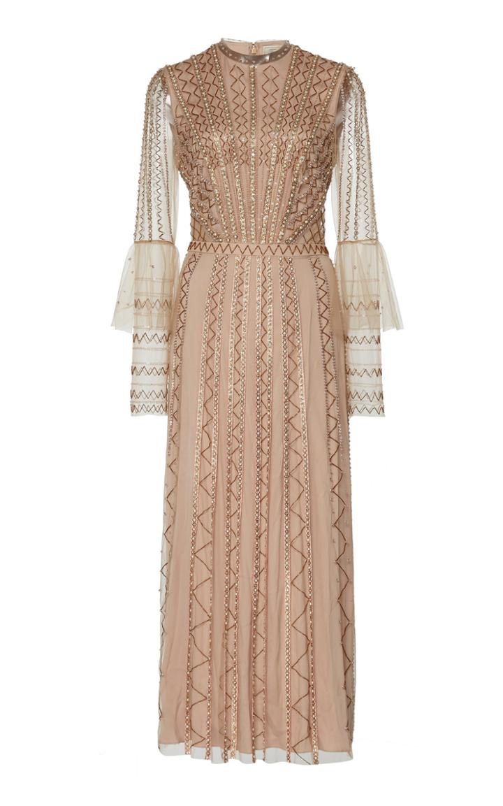 Temperley London Queenie Bead-embellished Tulle Dress