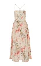 Zimmermann Mercer Floral-print Cotton-blend Dress