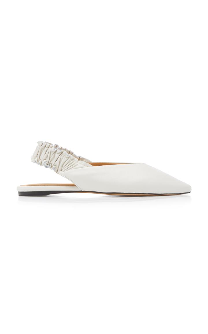 Isabel Marant Linta Slingback Leather Flats