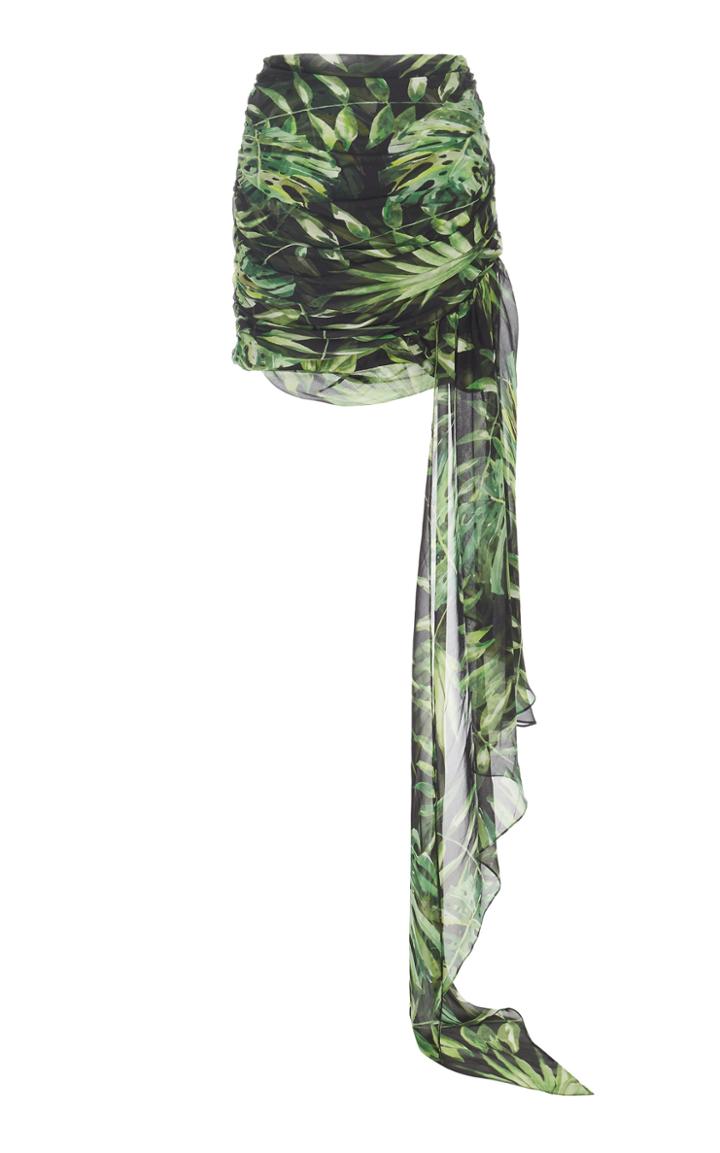 Caroline Constas Kira Palms Skirt