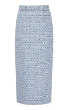 Alessandra Rich Sequined Tweed Midi Skirt