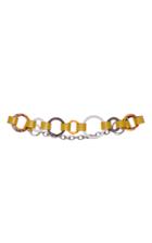 Marni Leather And Python Loop Belt