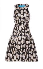 Jonathan Cohen Abstract Orchid Jacquard Cocktail Dress