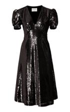 Hvn Paula V-neck Sequined Dress Size: 0