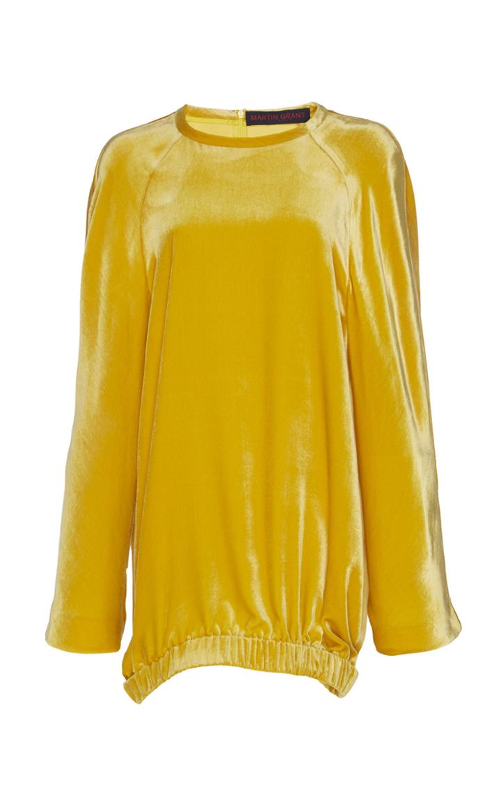 Martin Grant Velvet Sweater