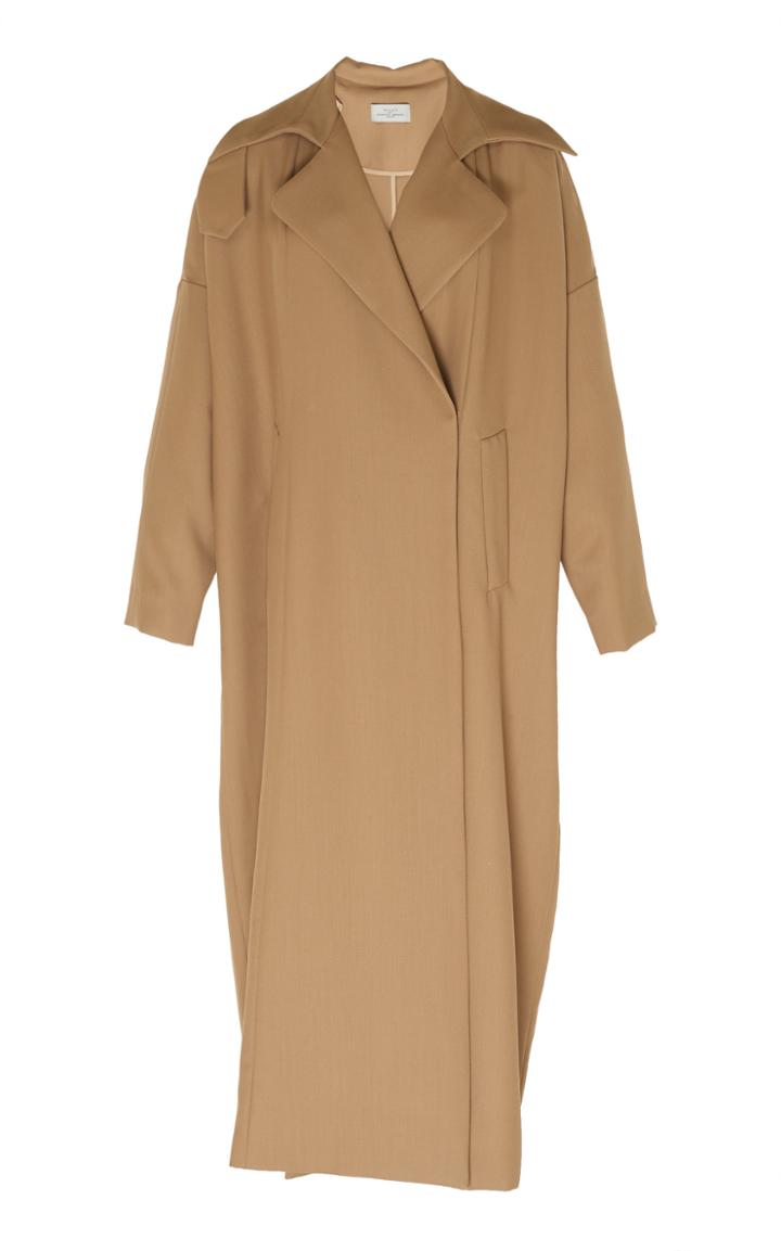 Preen By Thornton Bregazzi Holland Oversized Wool Twill Coat