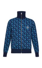 Prada Jacquard Zip Up Jacket
