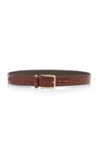 Anderson's Croc-effect Glazed Leather Belt
