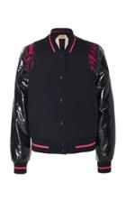 N 21 N&deg;21 Adriana Vinyl Sleeves Sport Jacket