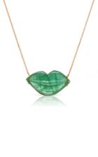 Moda Operandi Christina Alexiou 18k Rose Gold Tourmaline Lip Necklace