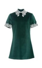 Macgraw Velvet Opium Mini Dress