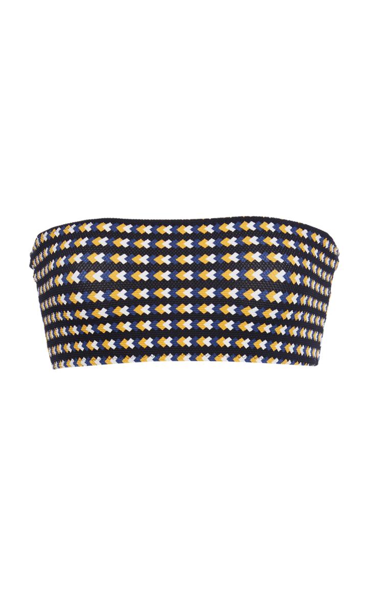 Laura Urbinati Printed Pique Bandeau
