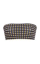 Laura Urbinati Printed Pique Bandeau