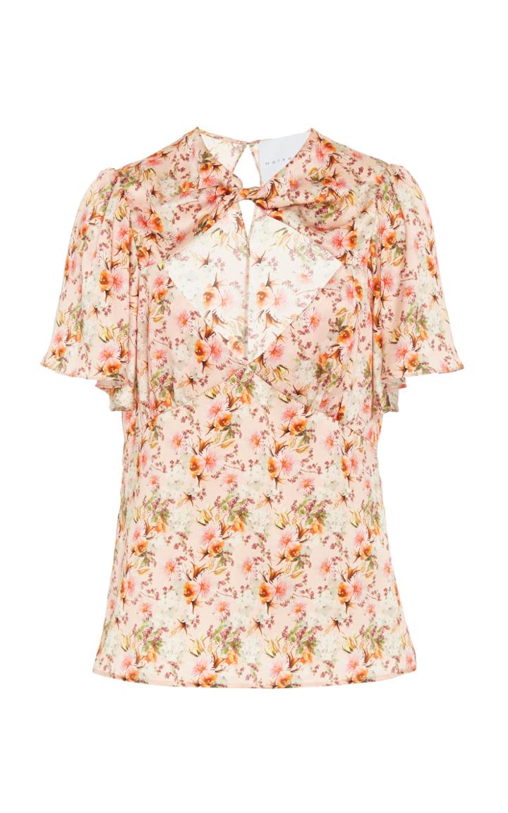 Moda Operandi Markarian Raphael Floral Twist Front Top Size: 0