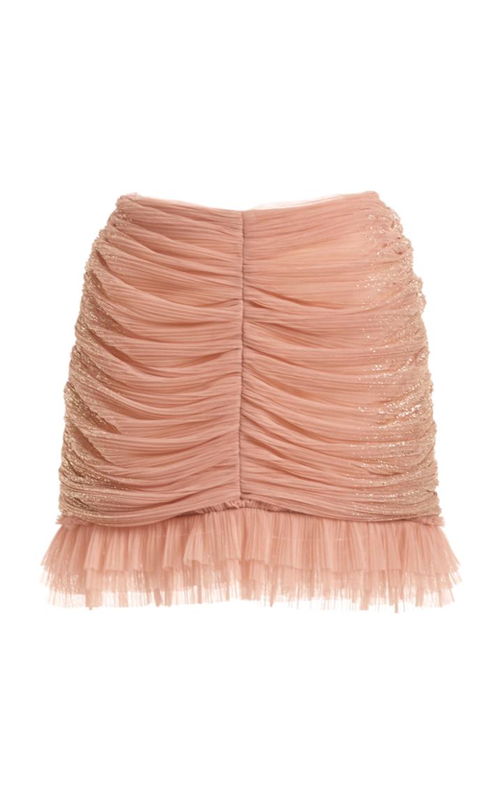 Moda Operandi Kalmanovich Ruched Tiered Mini Skirt Size: 0