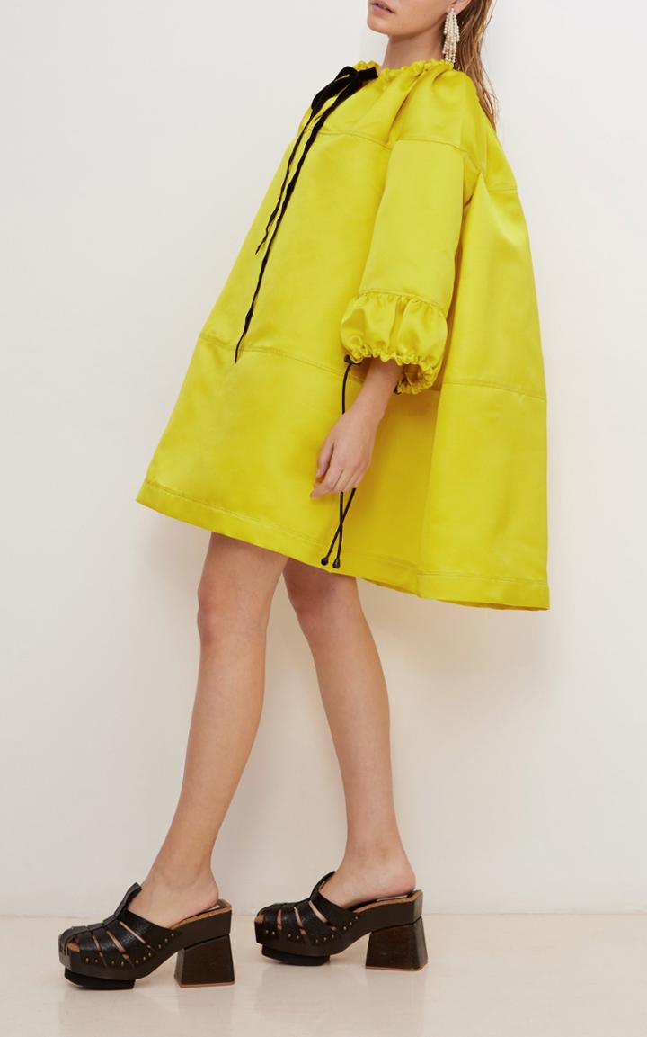 Moda Operandi Rosie Assoulin Pussy-bow Silk Dress