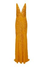 J. Mendel V Neckline Gown