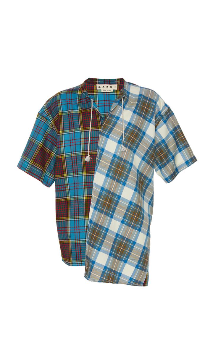 Marni Two Tone Check Shirt