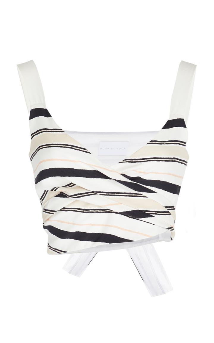 Noon By Noor Mika Wrap Silk Tank