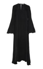 Marei 1998 Petunia Long Sleeve Pleated Dress