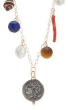 Haute Victoire Medallion Diamond And Pearl Charm Necklace