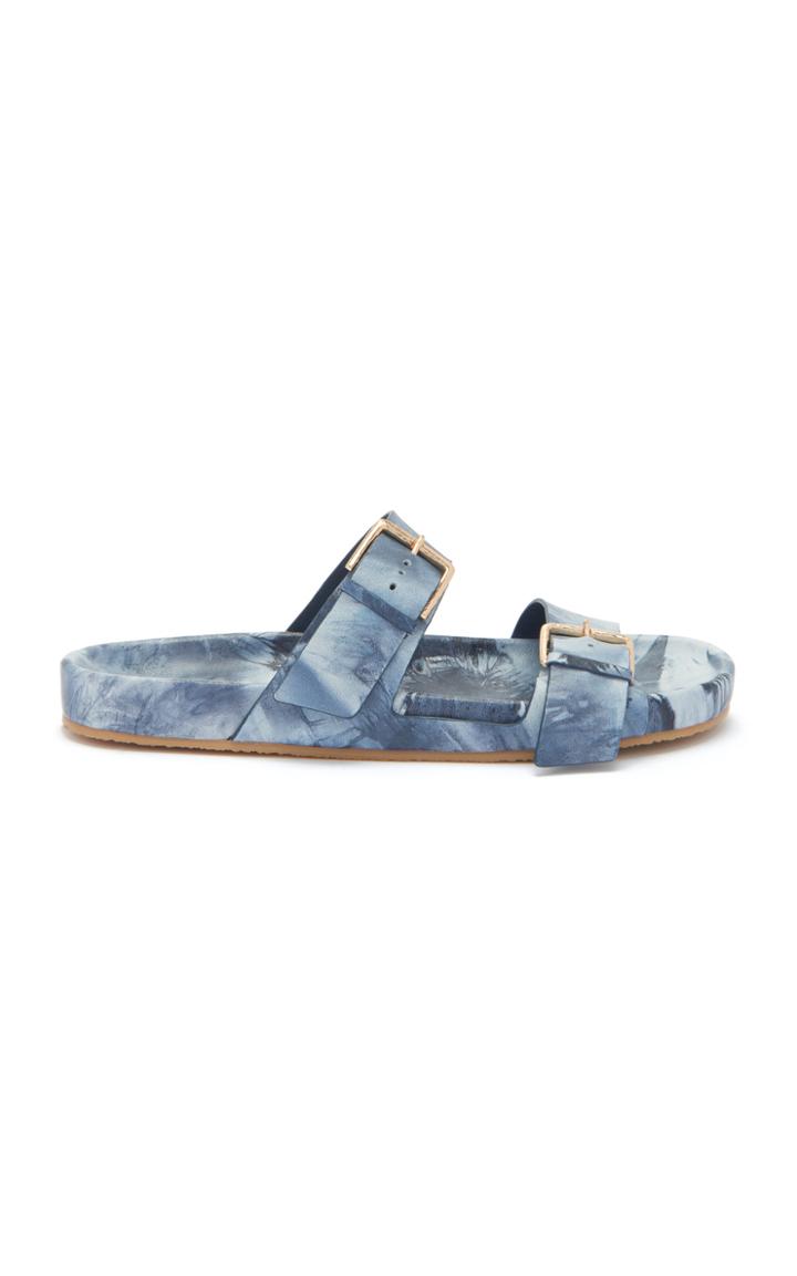 Moda Operandi Ulla Johnson Nova Tie Dye Leather Slides