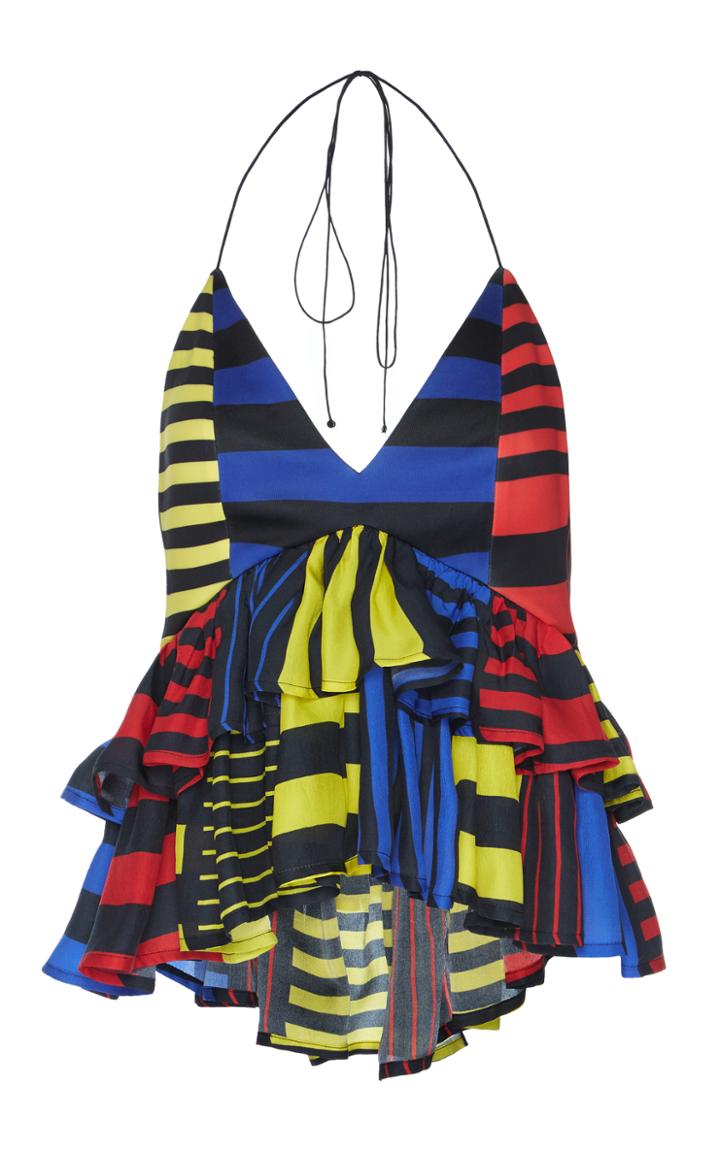 Rahul Mishra Mondrian Inspired Ruffle Top
