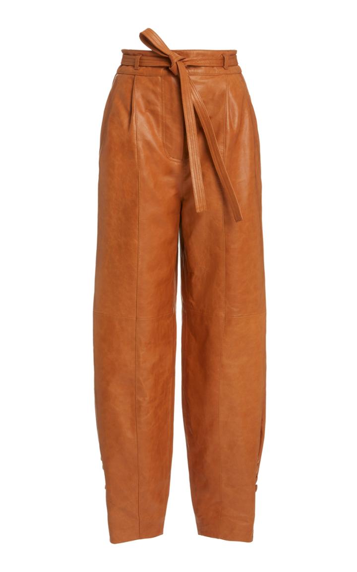 Ulla Johnson Navona High-rise Leather Pants
