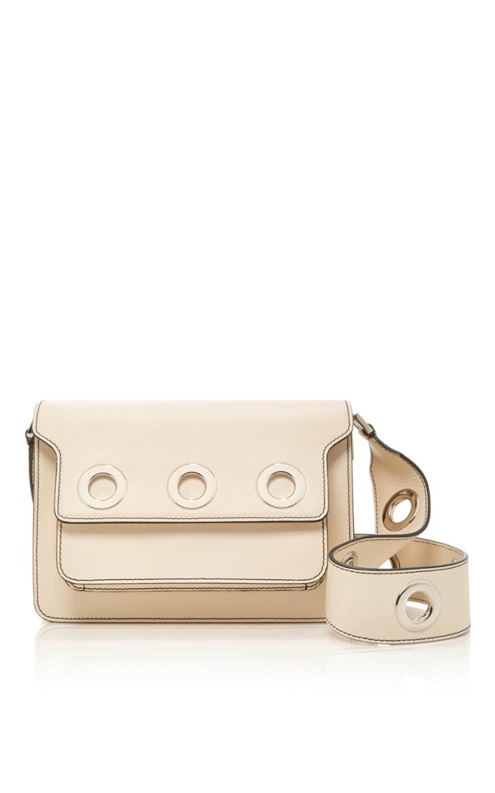 Marni Embellished Leather Shoulder Bag