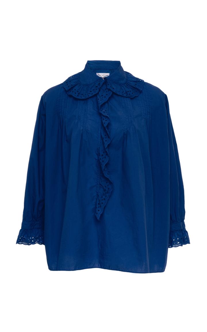 Nili Lotan Mai Ruffle Shirt
