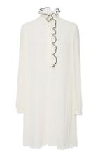 Tory Burch Mel Ruffle Turtleneck Dress