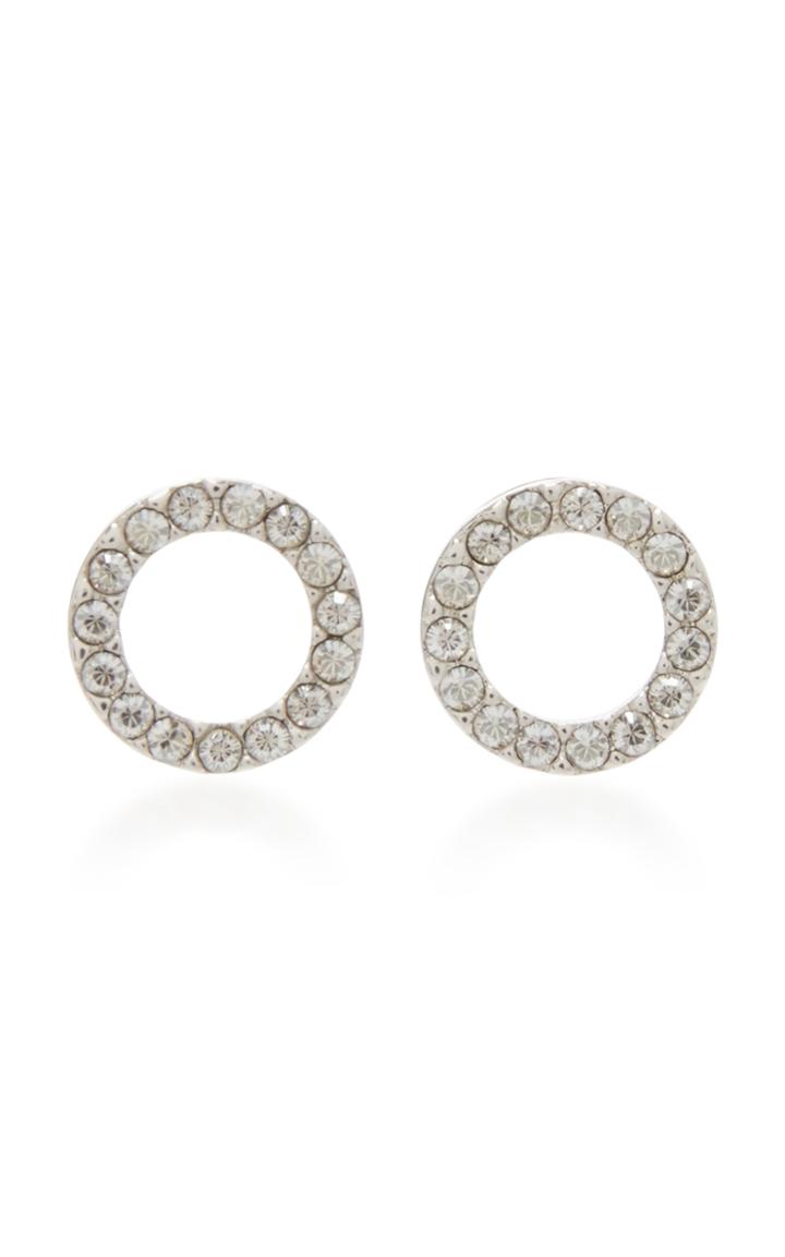 Isabel Marant Silver-plated Swarovski Crystal Earrings