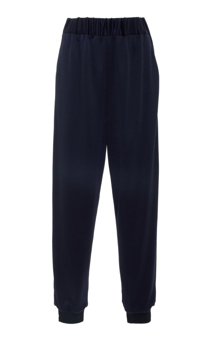 Tibi High Waist Cropped Jogger