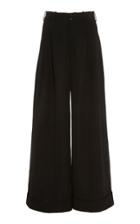Co Textured Wool Wide-leg Pants