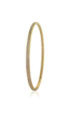 Sethi Couture Channel 18k Yellow-gold And White Diamond Bangle