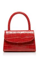 By Far Mini Croc-effect Leather Bag