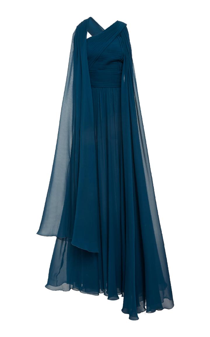 Elie Saab One Shoulder Long Dress