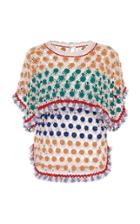 Isabel Marant Delma Crochet-knit Cotton Top