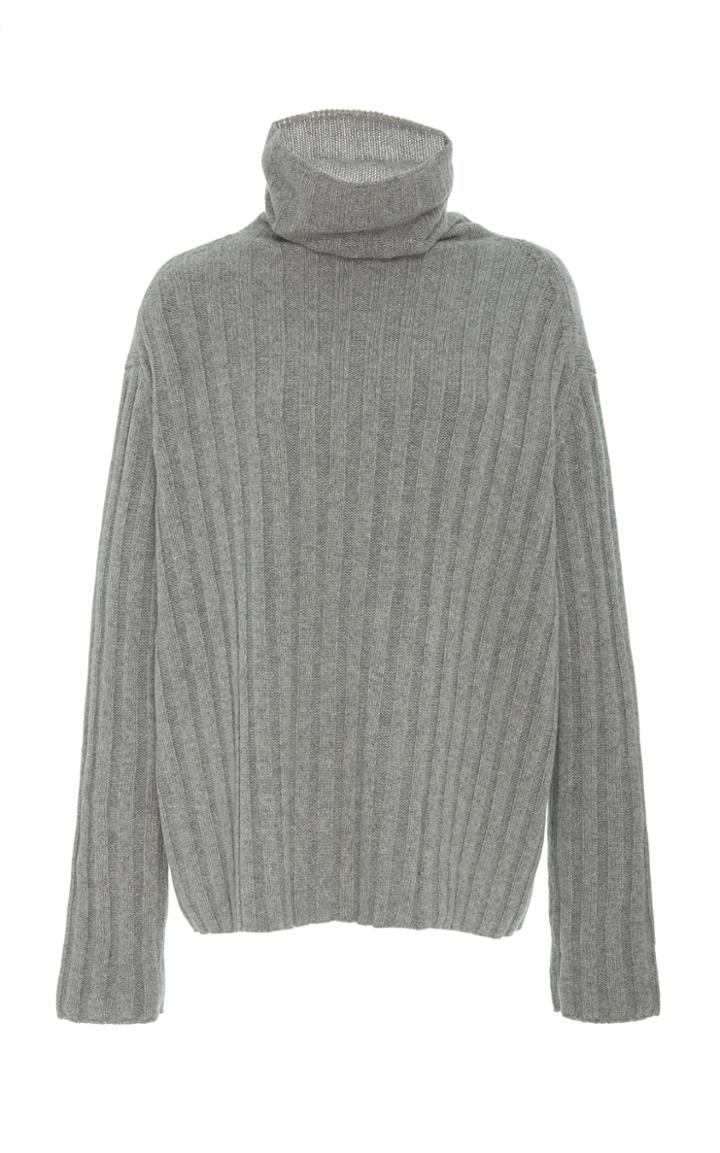 Summa Ribbed Turtleneck Sweater