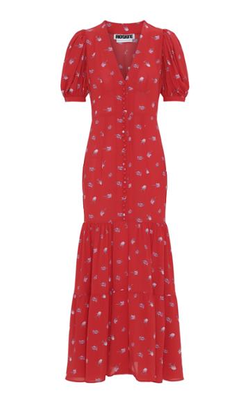 Rotate By Birger Christensen Printed Mermaid Dress