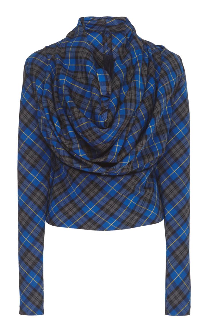 A.w.a.k.e. Mode Highlander Tartan Twill Top