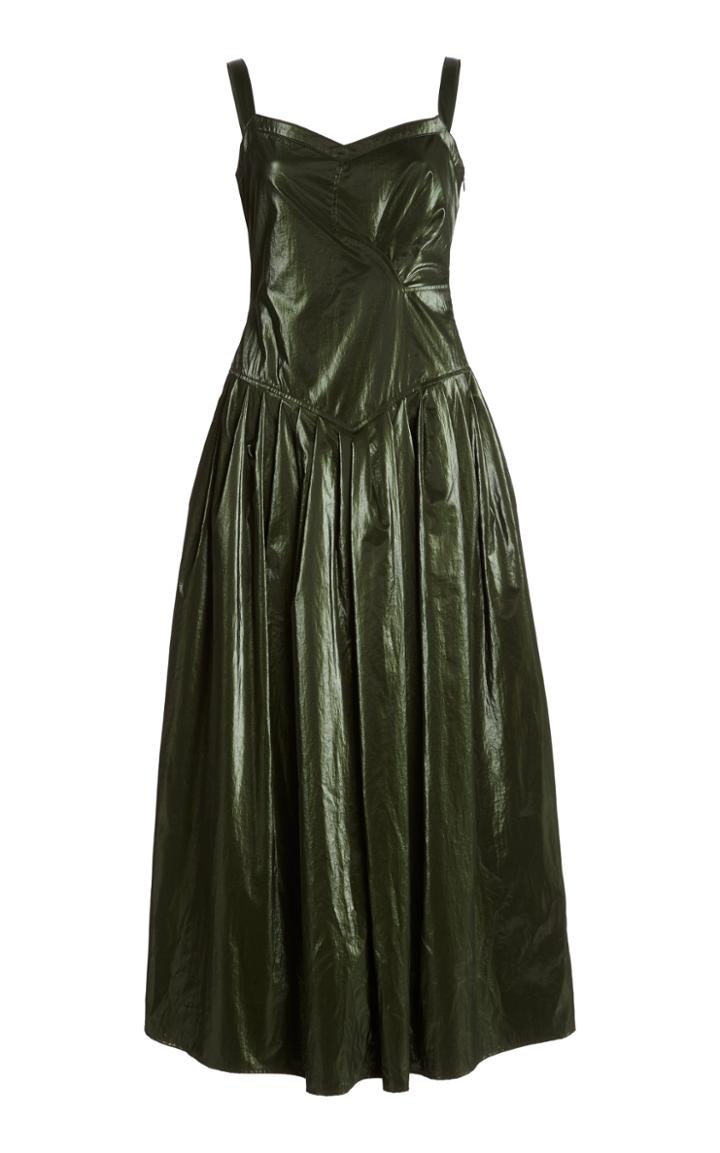 Moda Operandi Rejina Pyo Cora Satin-shell Midi Dress